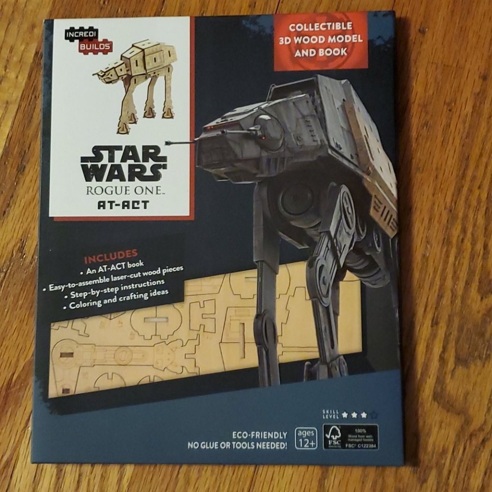 Star Wars 3D wooden Model and Book